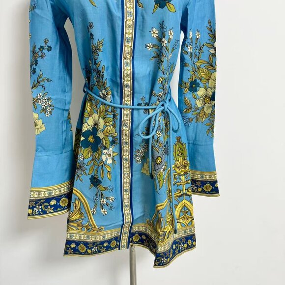 Alemais Cassie Mini Dress in Linen - Picture 7 of 14